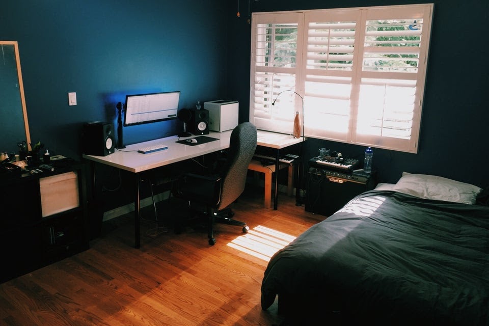 University Student Gaming Bedroom