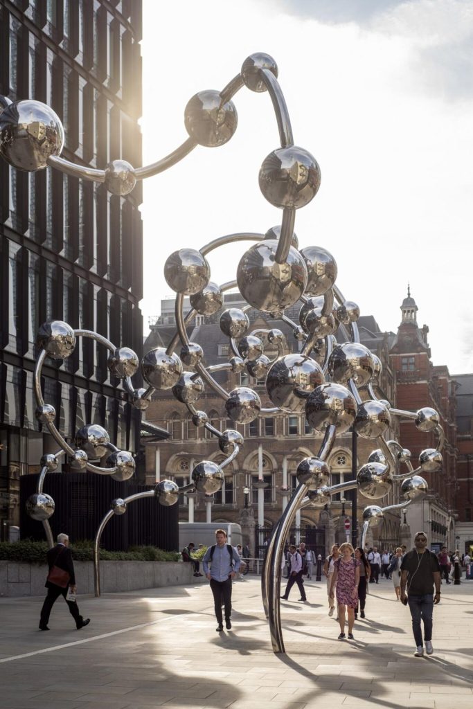 Yayoi Kusama Reveals Her Most Expansive Permanent Public Installation in London