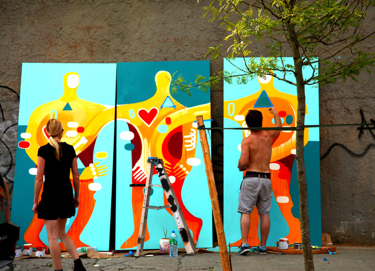 “Colorful Murals Highlight Creativity at the Festival d’Arts al Carrer de Calldetenes, Spain”