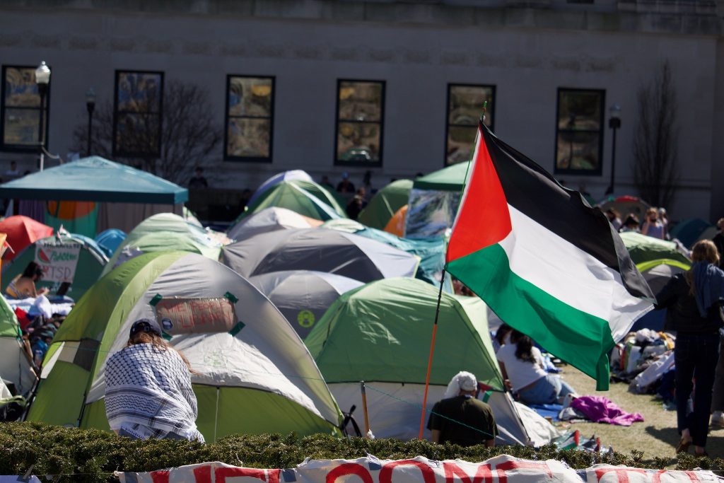 “Exhibition Reflects on Columbia University’s Gaza Solidarity Encampments”