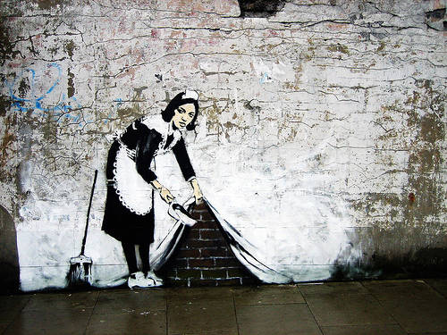 Banksy Unveils Mysterious Madonna and Child Artwork