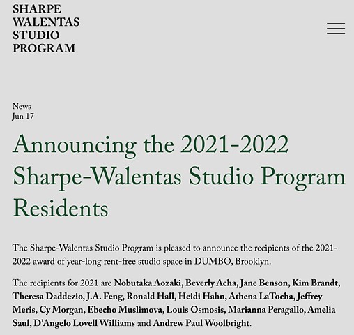 “Opportunity to Apply for Rent-Free Studio Space in Brooklyn via the Sharpe-Walentas Studio Program”