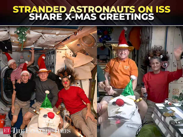 “NASA Astronauts aboard the International Space Station Convey Festive Wishes”