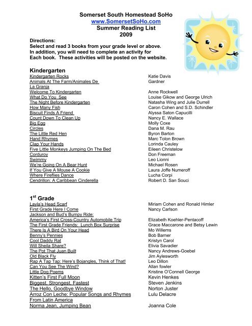 Mandatory Reading List