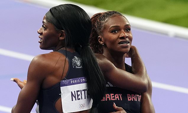Track Athlete Claims Victory with Somersault Following Tumble at Finish Line Track Athlete Claims Victory with Somersault Following Tumble at Finish Line
