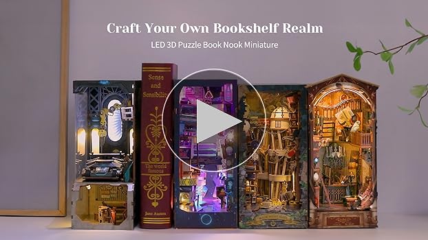 Craft Your Own Tiny Realms with DIY Book Nook Kits
