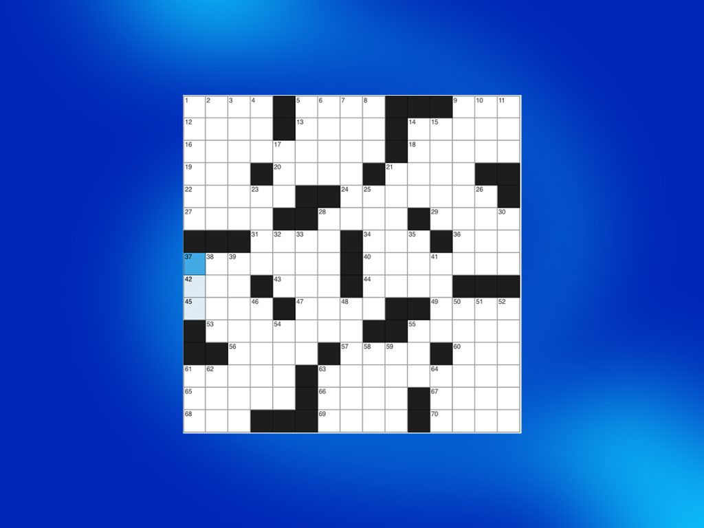 The Hyperallergic July 2025 Art Crossword Puzzle