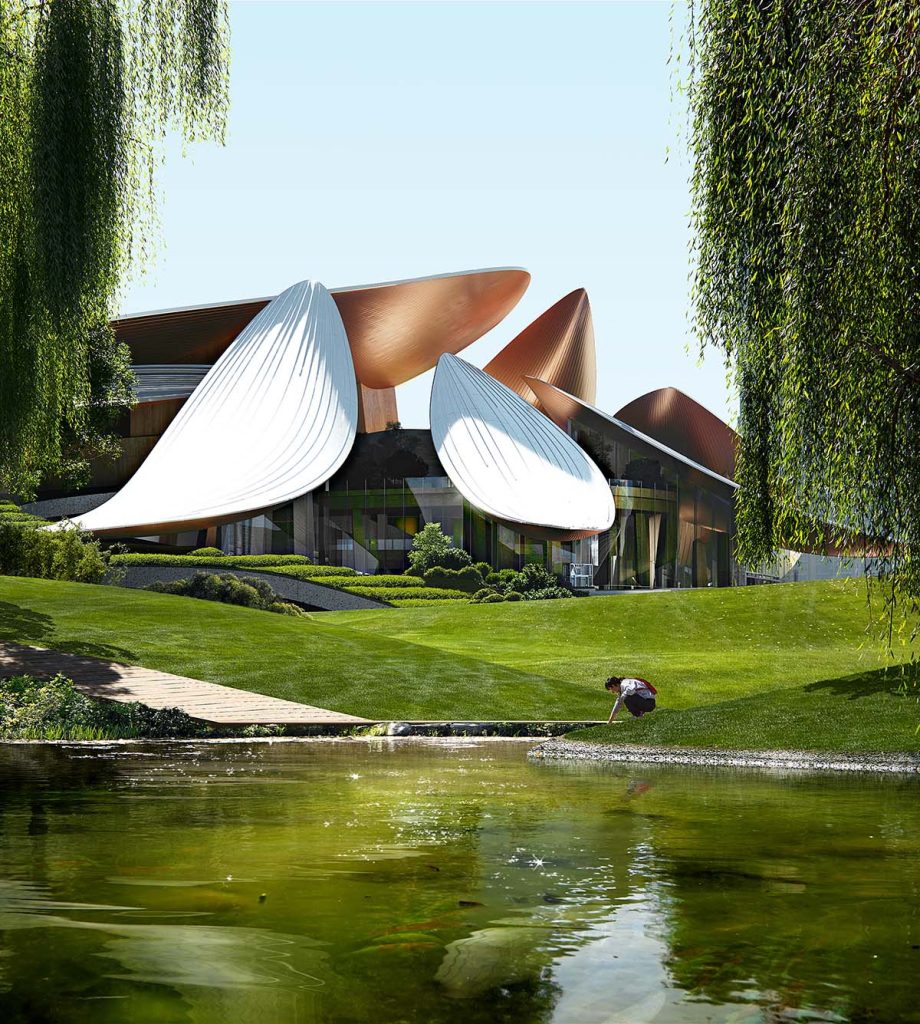 MAD Architects Create Nature-Inspired Garden Airport Terminal MAD Architects Create Nature-Inspired Garden Airport Terminal