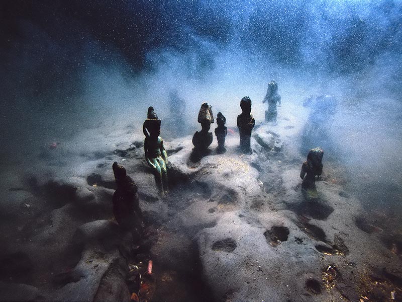 Recovered Ancient Sculptures Discovered in Sunken City Near Alexandria Recovered Ancient Sculptures Discovered in Sunken City Near Alexandria