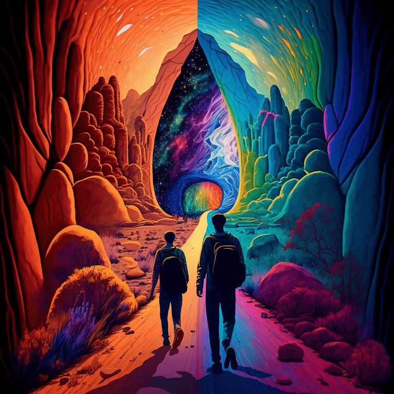 A Couple’s Journey to Healing Through Psychedelic Art