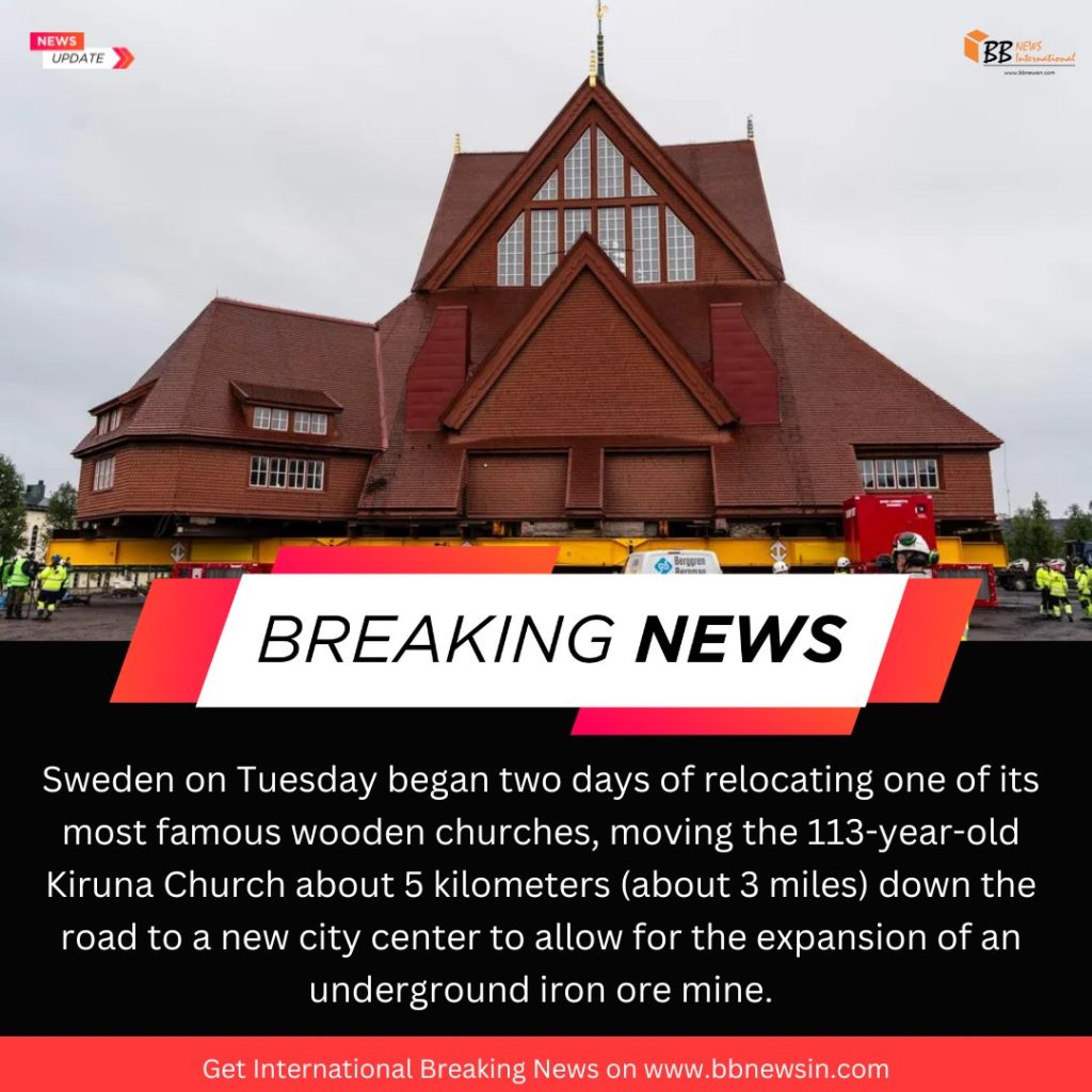 Historic Swedish Wooden Church Moved Over Miles After 113 Years