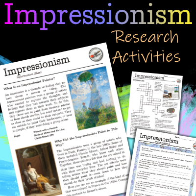 Impressionism Art Crossword Puzzle Impressionism Art Crossword Puzzle