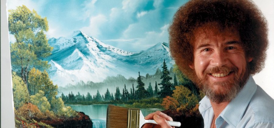 Auction of 30 Bob Ross Paintings to Benefit Public Media