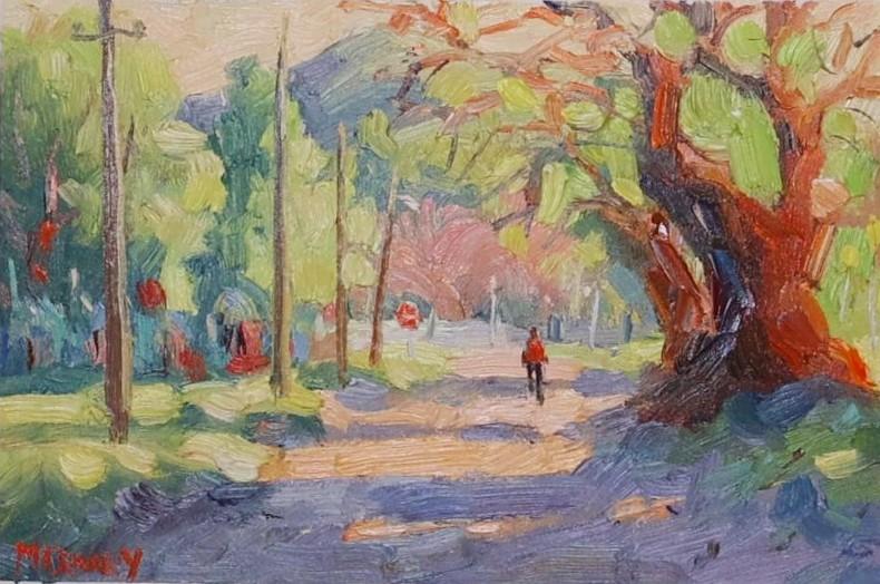 Creative Viewing Experience: Extensive Digital Screens Highlight Impressionist Artwork Creative Viewing Experience: Extensive Digital Screens Highlight Impressionist Artwork