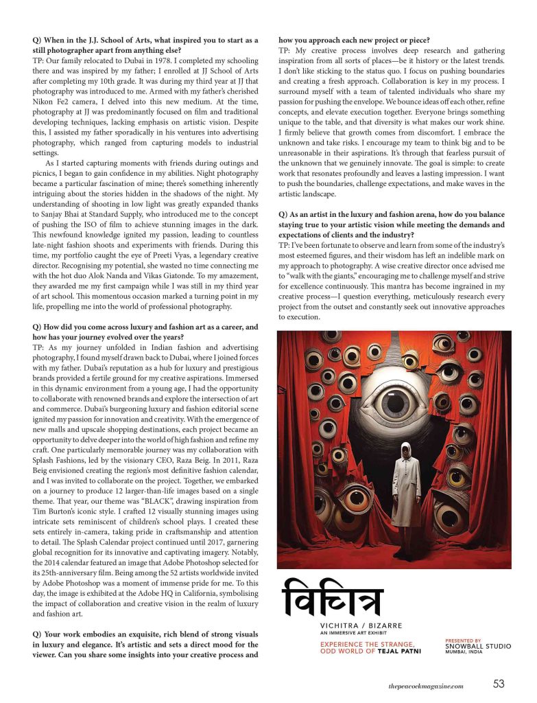 Delving into the Creations of Tejal Patni: The Path of a Celebrated Artist Delving into the Creations of Tejal Patni: The Path of a Celebrated Artist