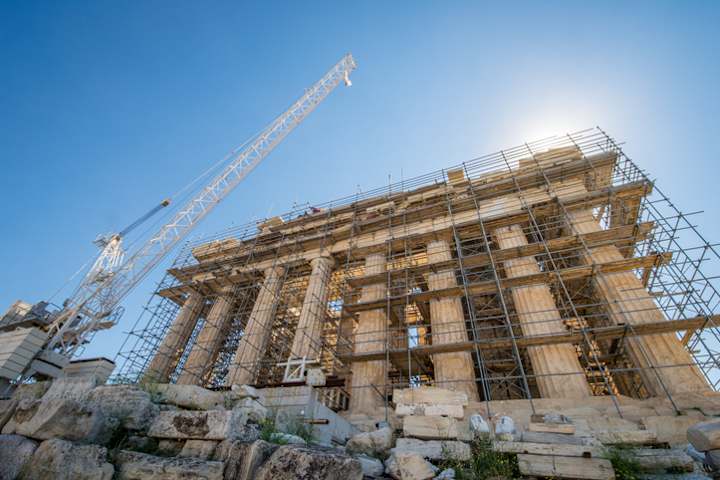 The Parthenon in Athens Revealed Without Scaffolding After Two Centuries The Parthenon in Athens Revealed Without Scaffolding After Two Centuries