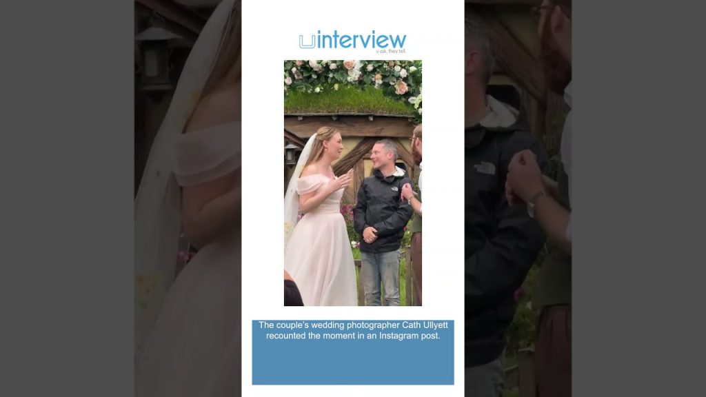 Elijah Wood Makes Surprise Appearance at Couple’s Wedding in Hobbiton Elijah Wood Makes Surprise Appearance at Couple’s Wedding in Hobbiton