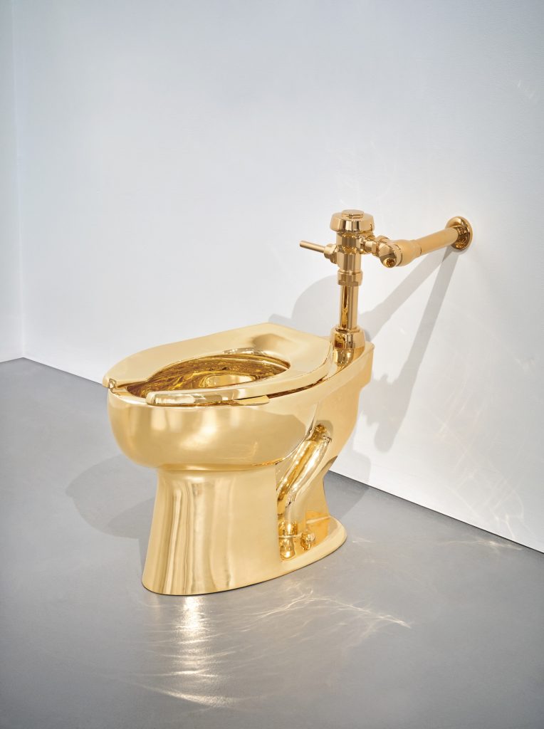 Maurizio Cattelan’s Gold Toilet Available for Acquisition Soon