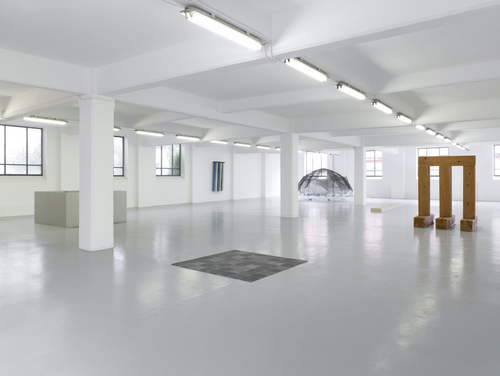 Artist Sets Up Lively Bright Mesh Installation Within Church