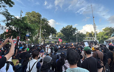 Large Protest Against Significant Budget Cuts at New School Large Protest Against Significant Budget Cuts at New School