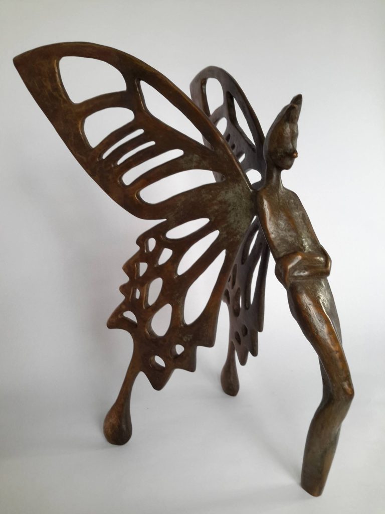 Artist Crafts Enormous Butterfly Wings from Thousands of Porcelain Fragments