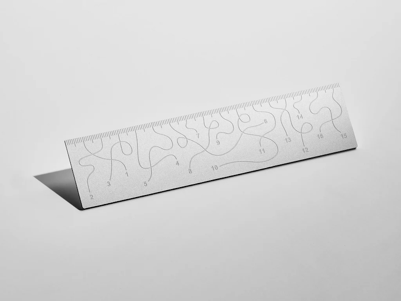 Designer Revamps Traditional Ruler With Creative Arched Measurements