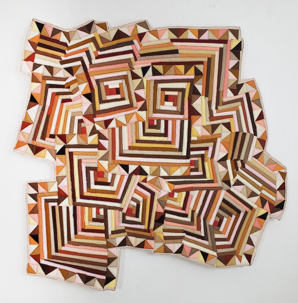 Embroidered Mixed-Media Artworks Investigate Migrant Stories Via Creative Expression