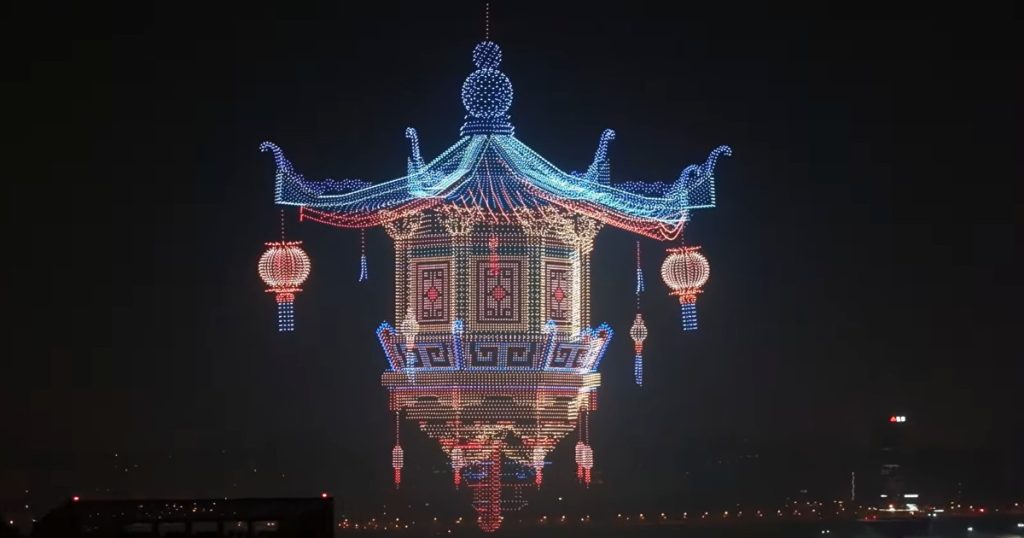 22,580 Drones Set Guinness World Record in Stunning Sky Illumination Show