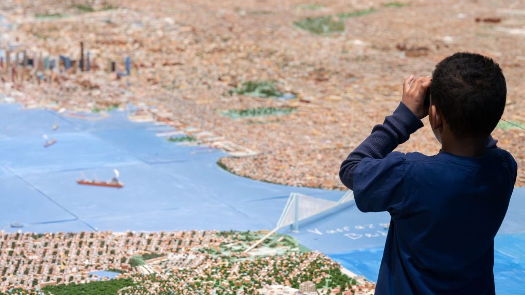 Miniature Model of a Giant Buddha Statue