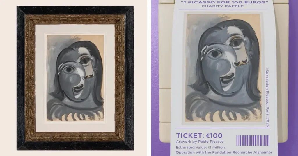 Picasso Artwork Valued at $1 Million Available in Raffle for $116