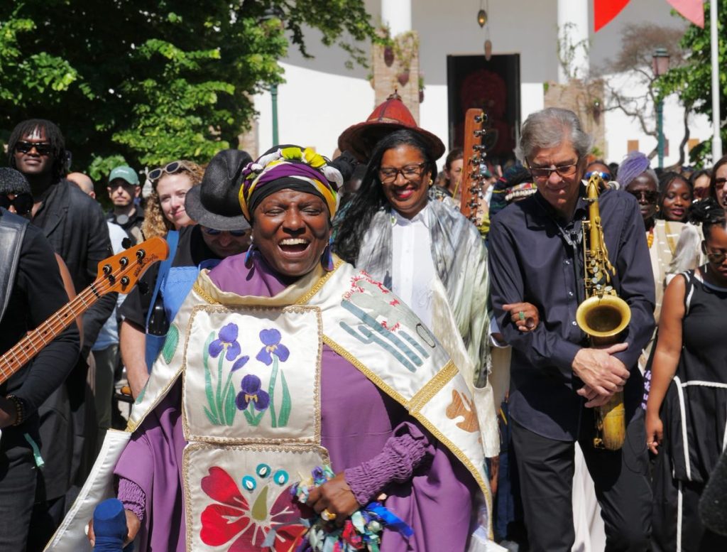 Artists Honor Koyo Kouoh with Poetry Caravan at Venice Biennale