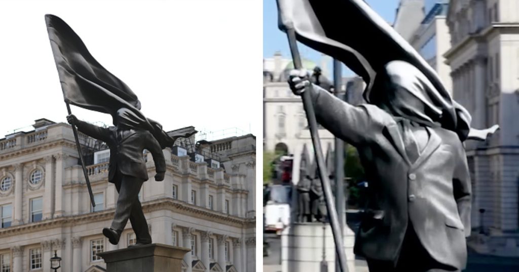 Banksy Unveils Provocative New Statue in Central London