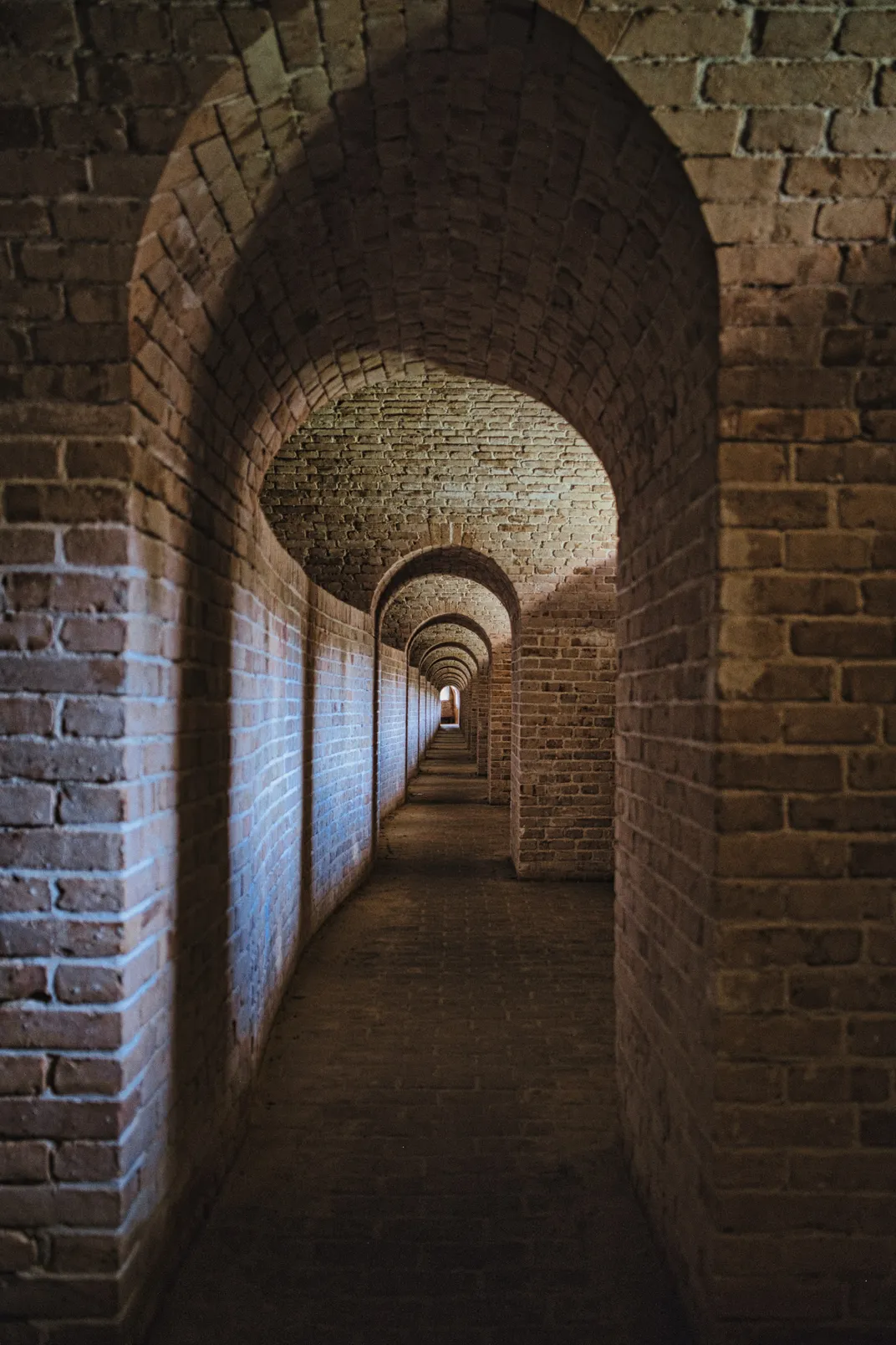 7 - Soldiers engaged in battles from these tunnels at Fort Barrancas in Pensacola.