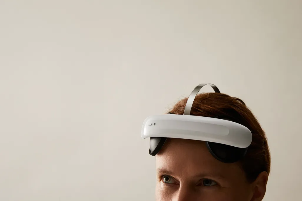 individual with the headset