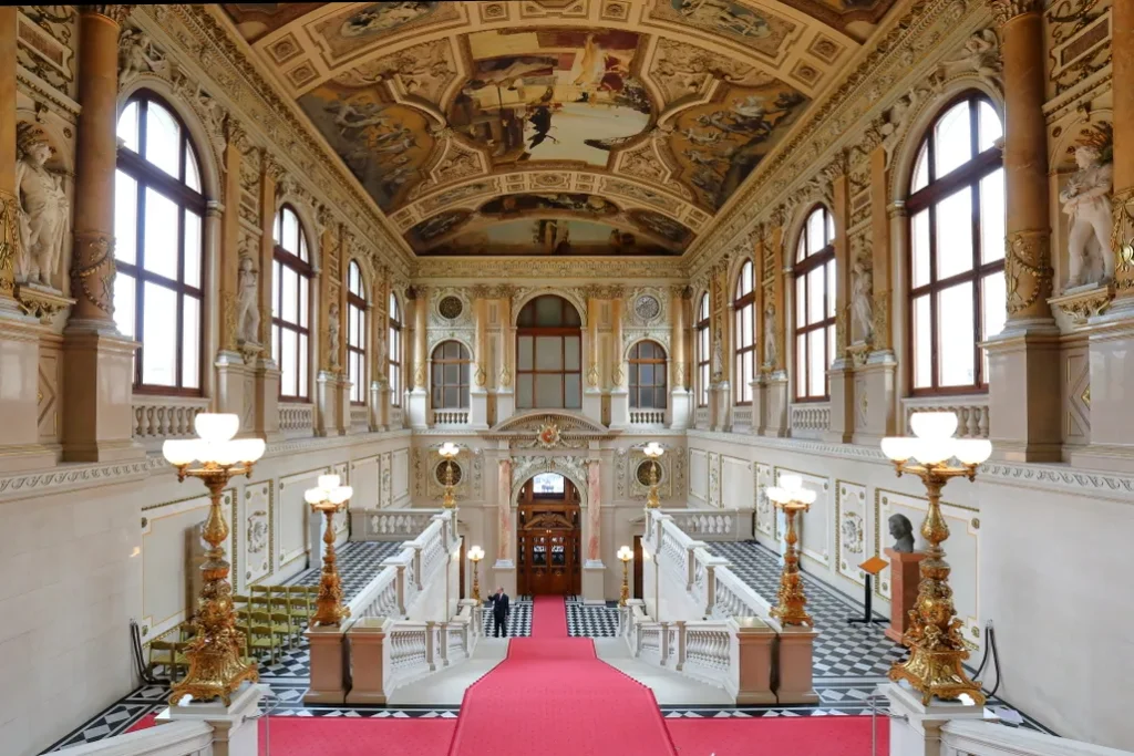 Prior to ‘The Kiss,’ Gustav Klimt Received His Initial Major Art Commission at This Austrian Theater. Now Guests Have the Opportunity to View His Ceiling Murals Up Close for the First Time